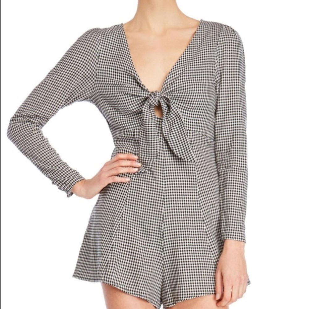 NWT Dress Forum Gingham Romper